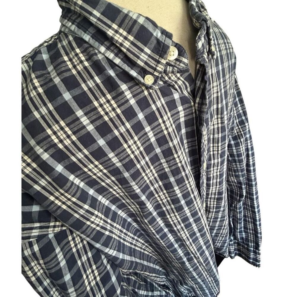 Men’s Sonoma Goods for Life Blue & White Plaid Button Down Shirt